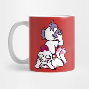 Purple and Pink Weirdo Mug